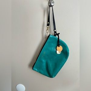 R. Riveter Naomi in teal veg tanned leather